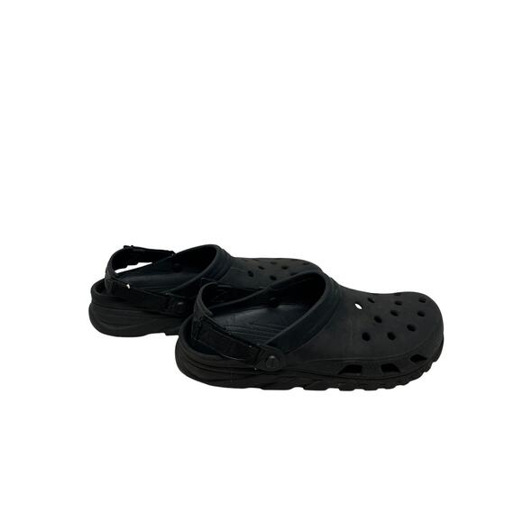 Crocs Charcoal Gray Clogs Mens 10 Womans 12 - Picture 3 of 7